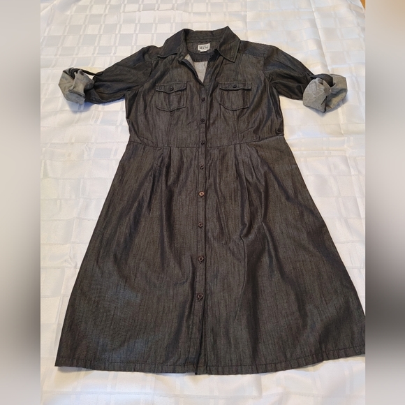 Converse All Star Denim Shirt Dress - Picture 9 of 11